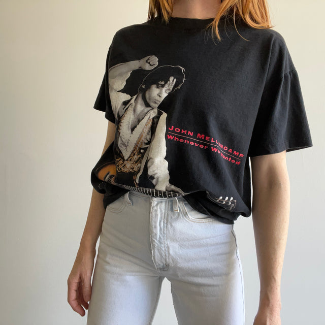 1992 John Mellencamp - Chaque fois que nous le voulions - T-shirt de la tournée musicale