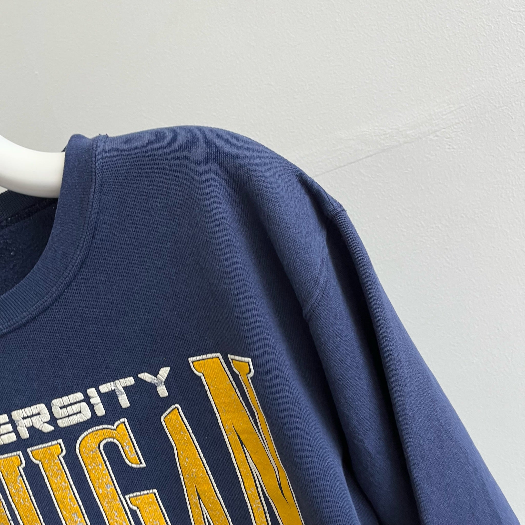 1990s Beat Up University of Michigan Sweatshirt