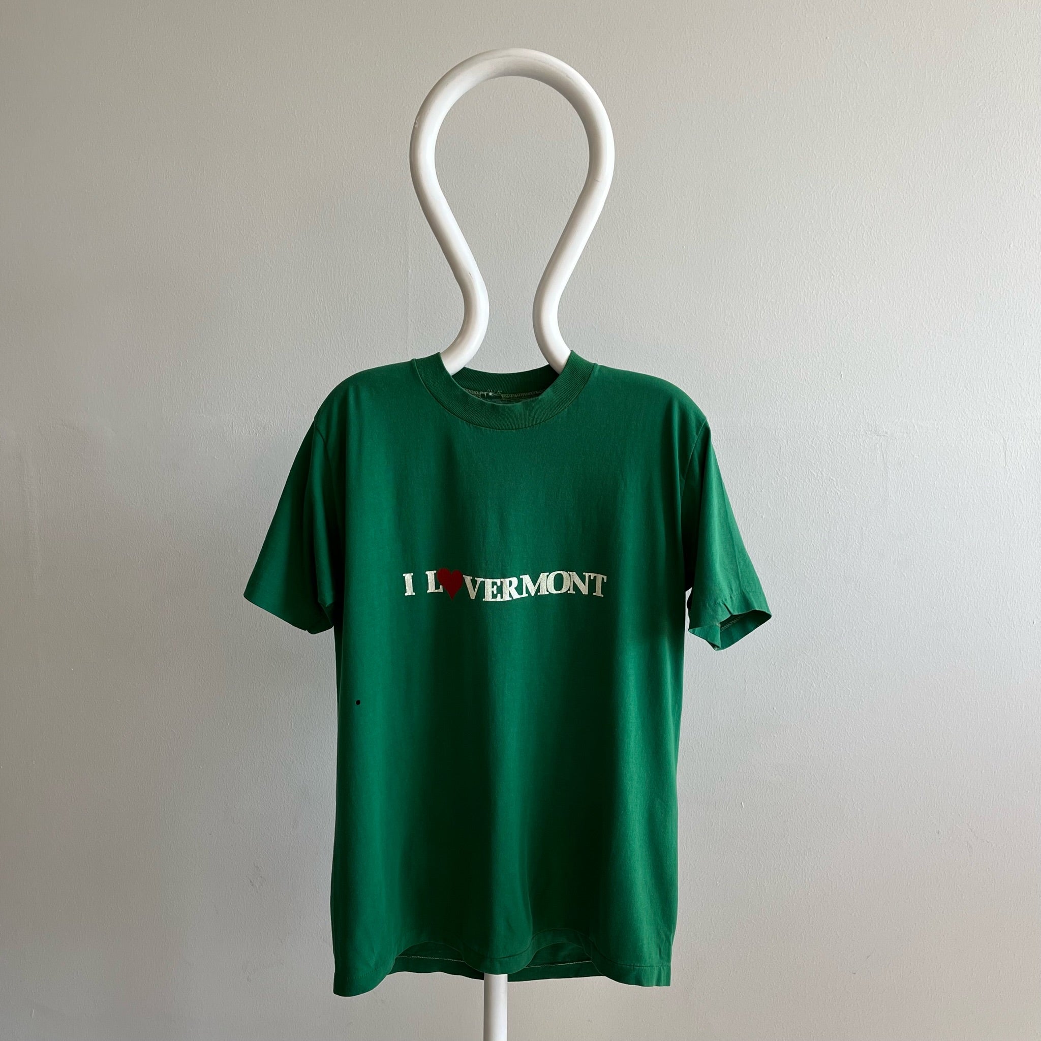 T-shirt J'AIME LE VERMONT des années 1980