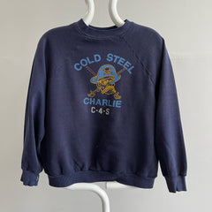 1970 Cold Steel Charlie C-4-5 Graphic Sweatshirt by Sportswear - WOW