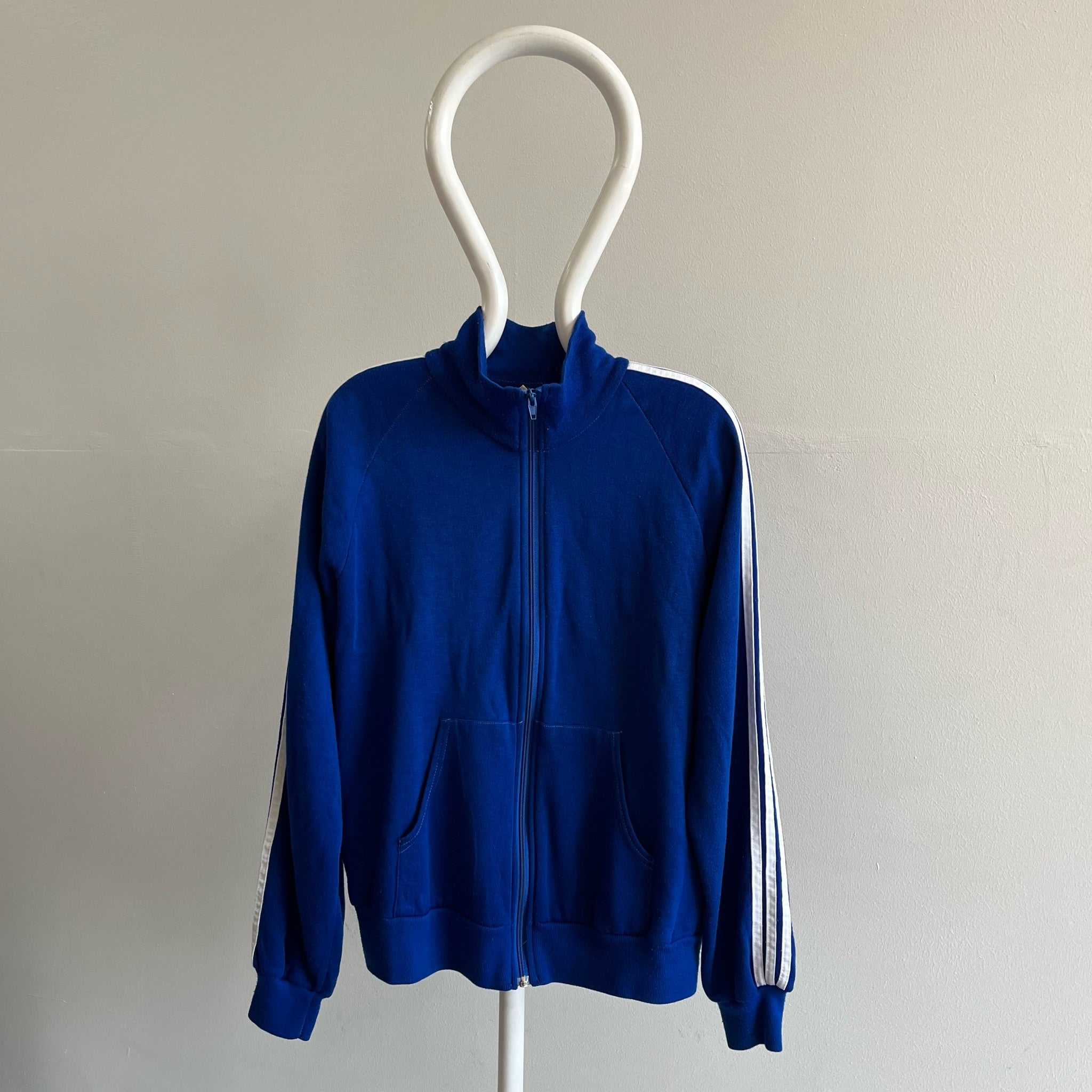 1970s Mock Neck Zip Up by Warm Up - SO SOFT