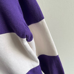 1980s LSU Tigers Color Block Puffer Sleeve Sweatshirt - Oh My!