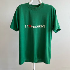 T-shirt J'AIME LE VERMONT des années 1980