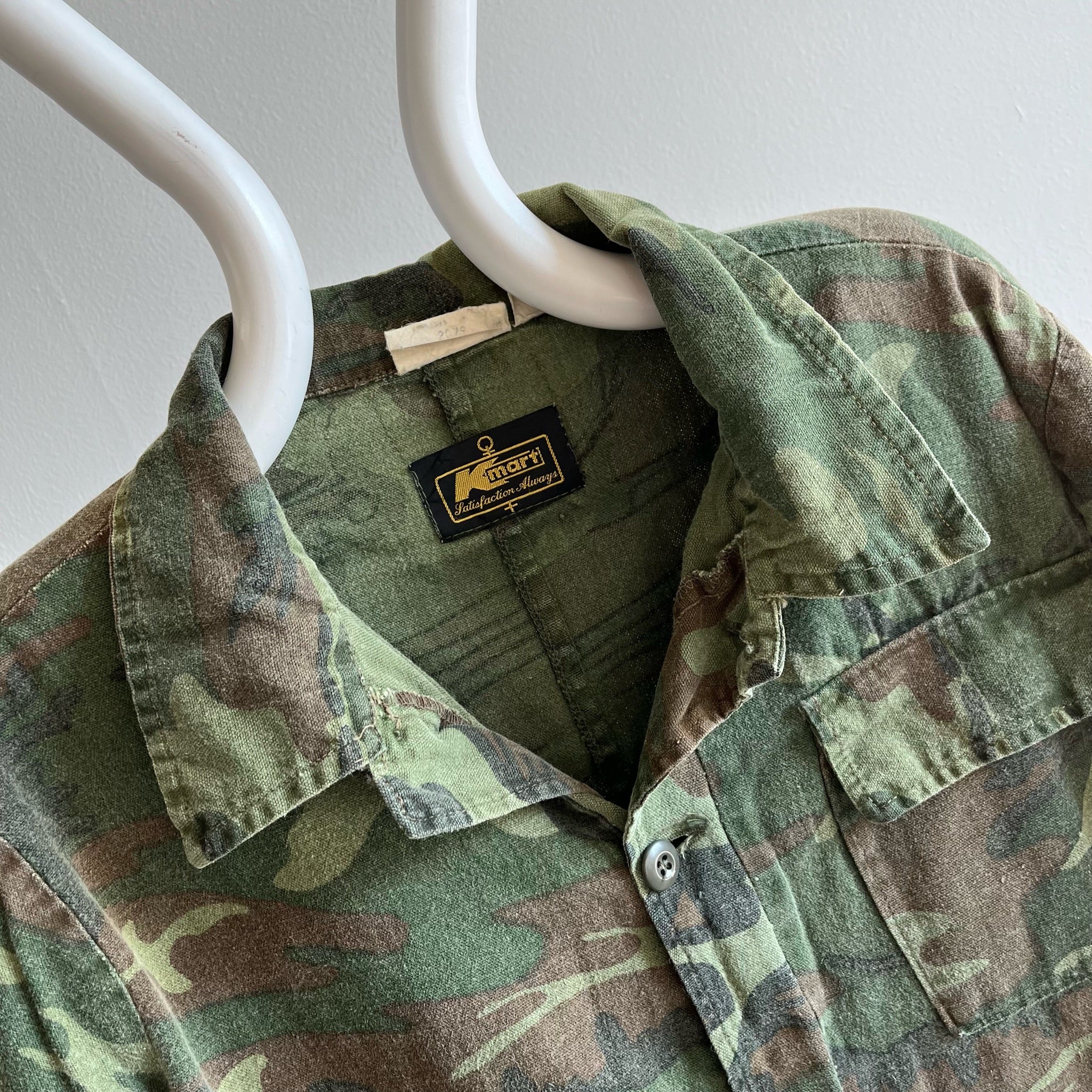 1980s K-Mart USA Made Camo Chore Coat